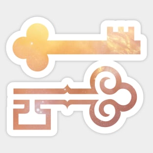 Keys Pattern Sticker